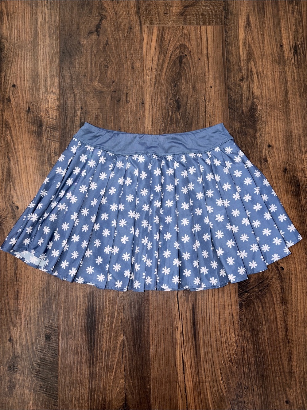 Ideology Blue Daisy Tennis Skirt